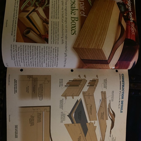 🎉5/$10🎉Woodsmith magazine vol 31 no 185 October / November 2009 keepsake boxes - Picture 6 of 7